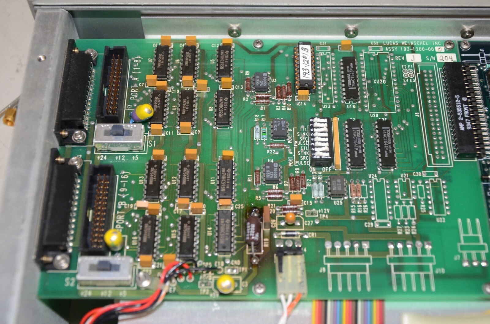 Lucas Weinschel 193-1500 & 193-1200 Printed Circuit Board PCB Assembly 8200