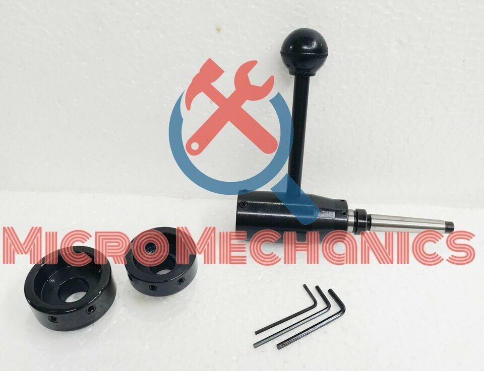 Lathe Tailstock Die Holder Set Floating Type MT1 SHANK 13/16″, 1″,1-5/16″,1-1/2″