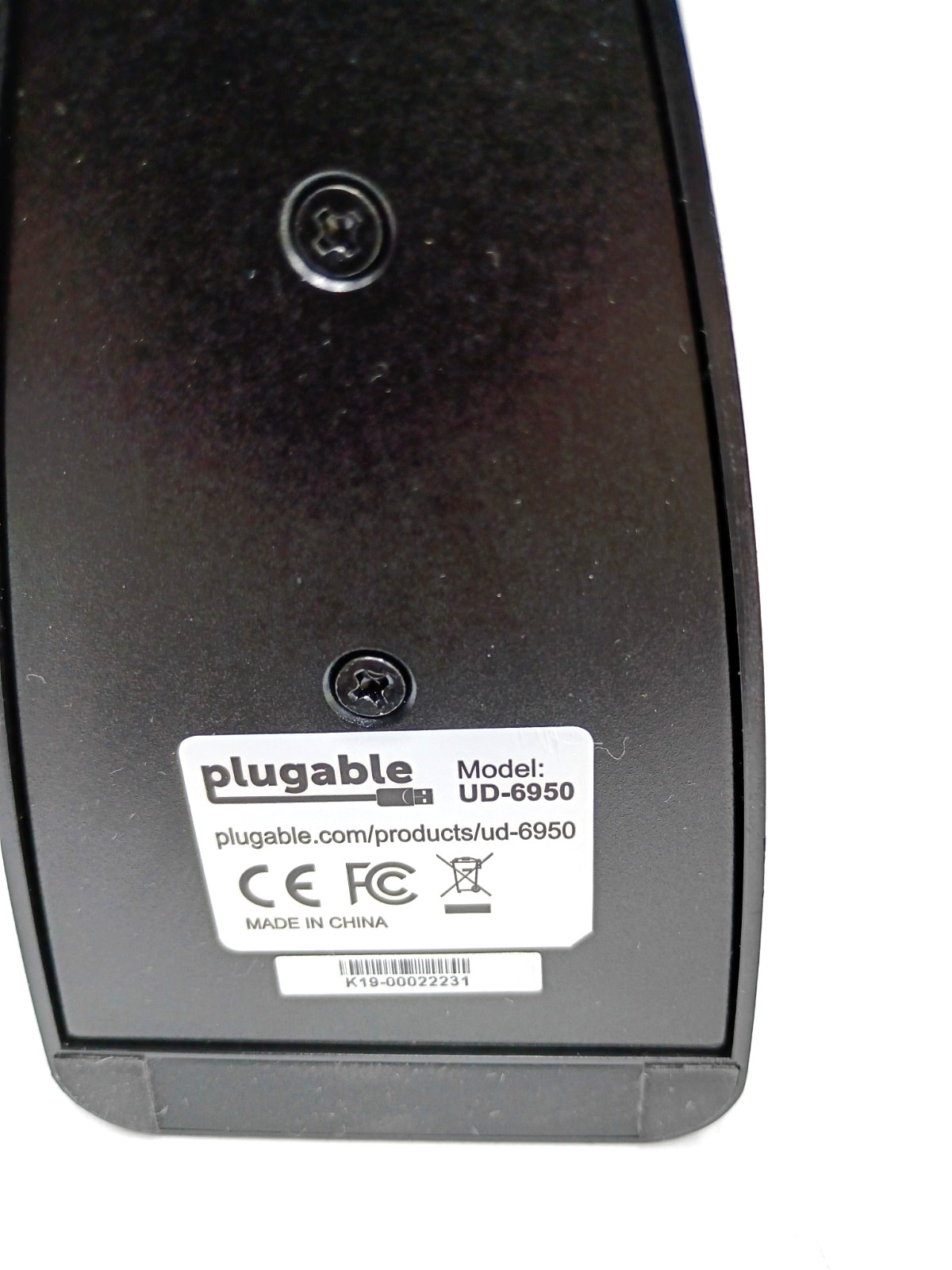 Lot of 10 Plugable UD-6950 USB 3.0 Dual 4K Docking Station W 6 USB Type B cables
