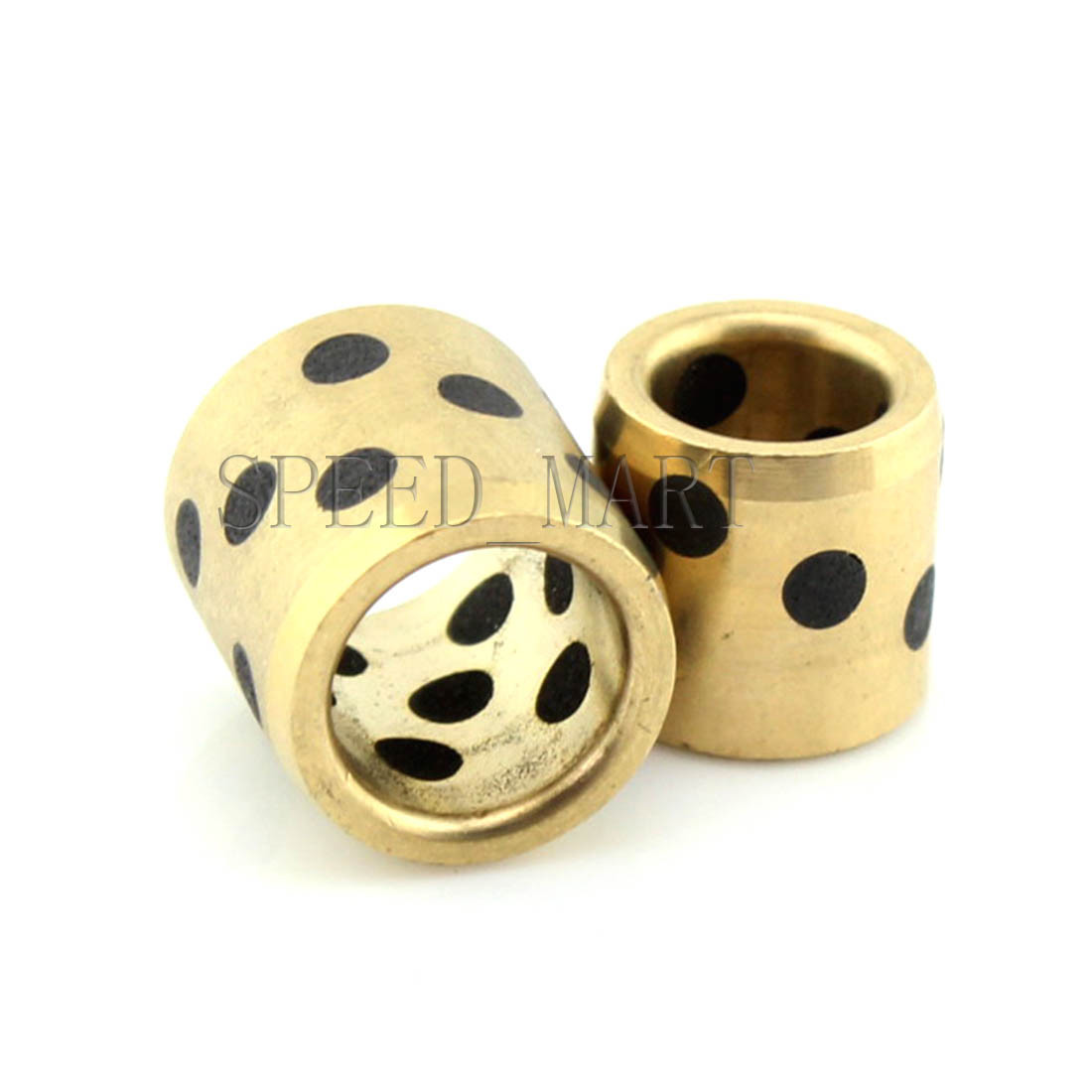 JDB Oilless Graphite Lubricating Brass Bearing Bushing Sleeve 6x10x12mm