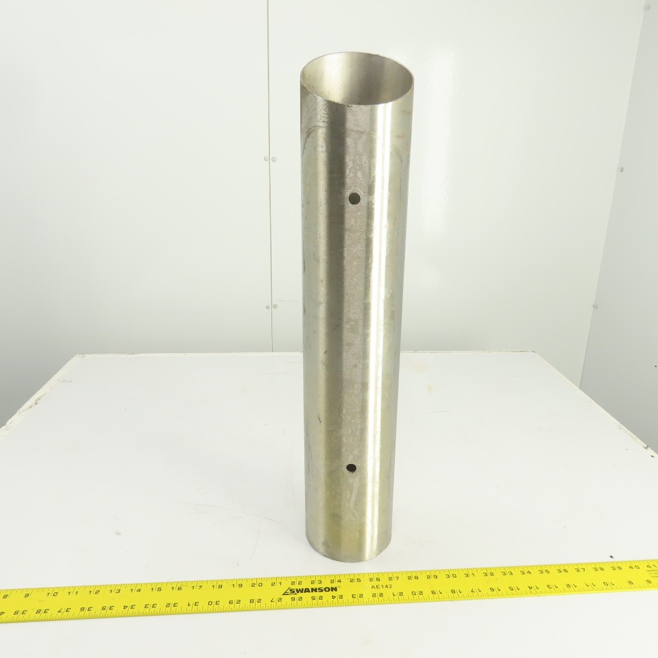 5″ OD x 25-1/2″ Stainless Steel Exhaust Top Stack Pipe Miter Cut