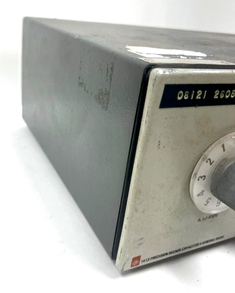GENERAL RADIO 1413 PRECISION DECADE CAPACITOR