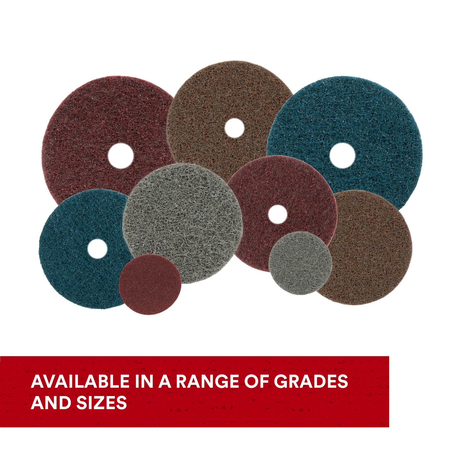 3M Scotch-Brite 5 in Surface Conditioning Disc NH A CRS,Hook & Loop,50/case