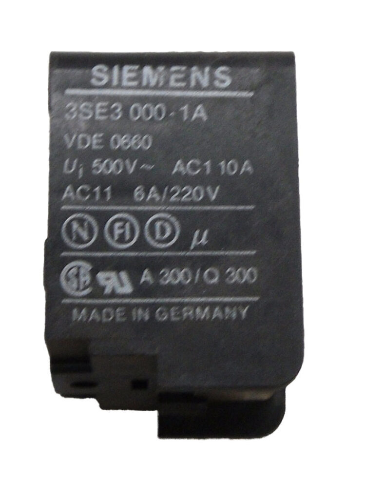 SIEMENS 3SE3000-1A LIMIT SWITCH 500V 6A