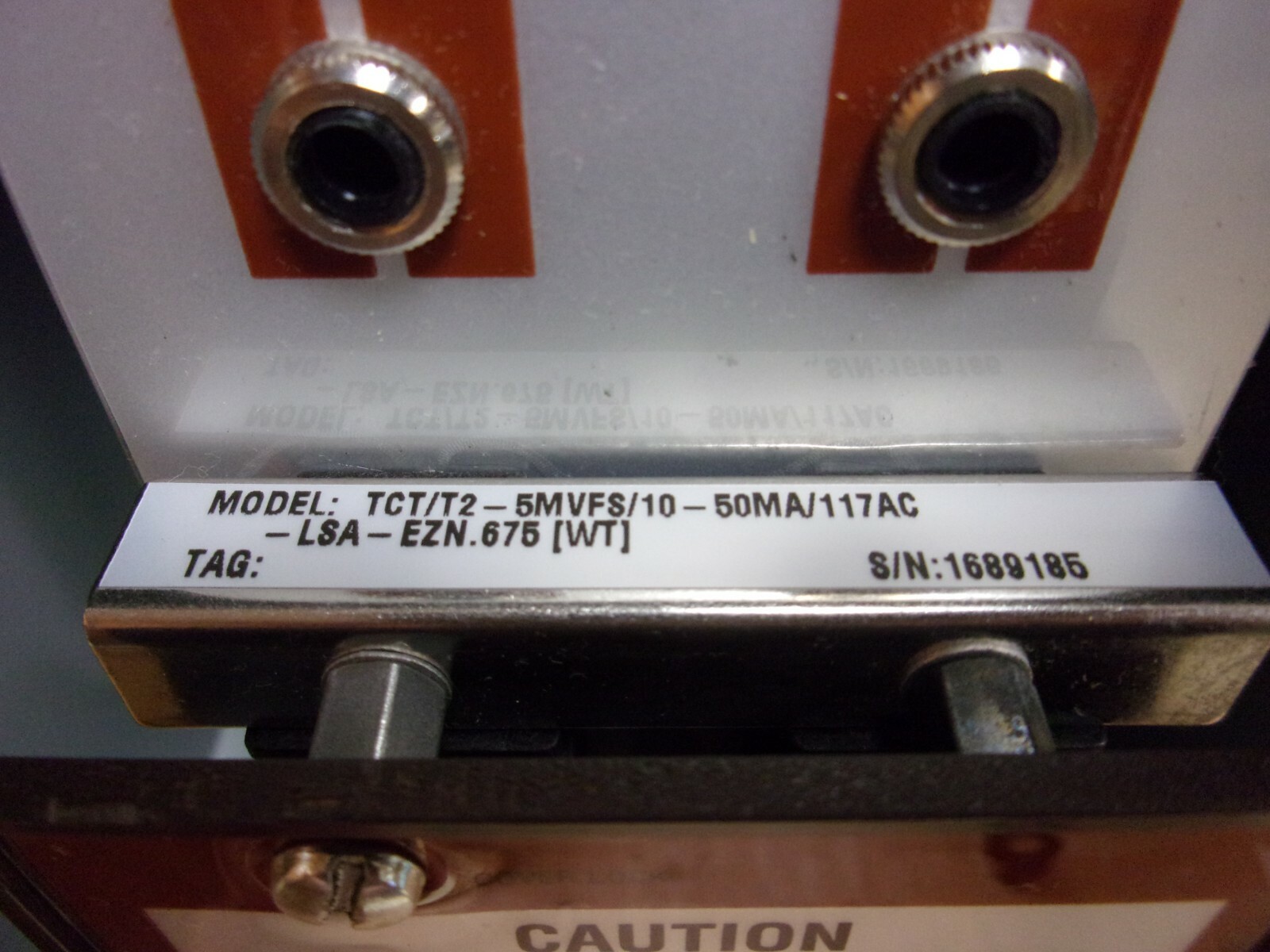 Moore Industries Thermocouple Transmitter TCT/T2-5MVFS/10-50MA/117AC