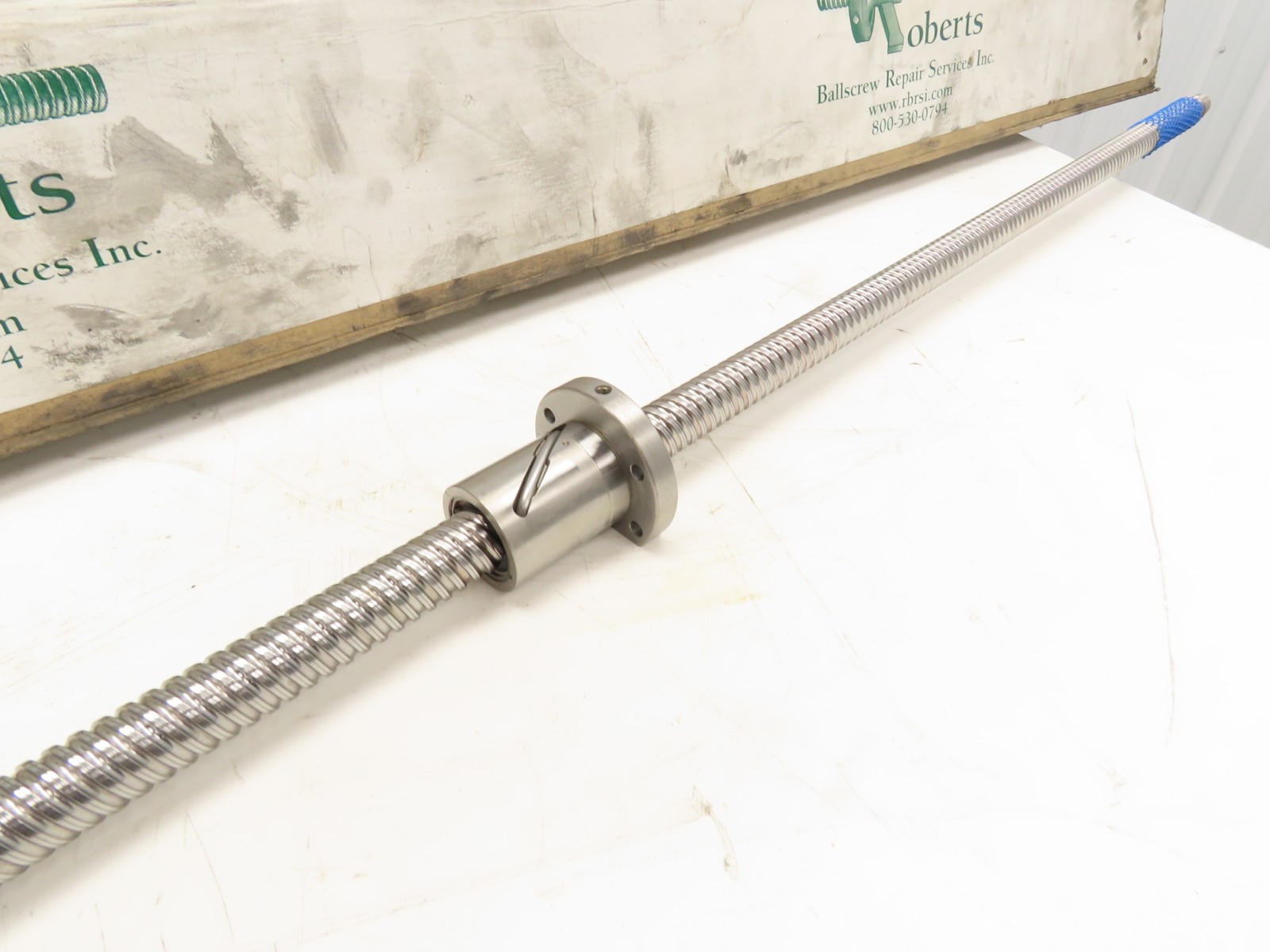 Roberts Ball Screw & Nut Assembly 25mm Dia 6mm Pitch 1695mm OAL 58″ Travel