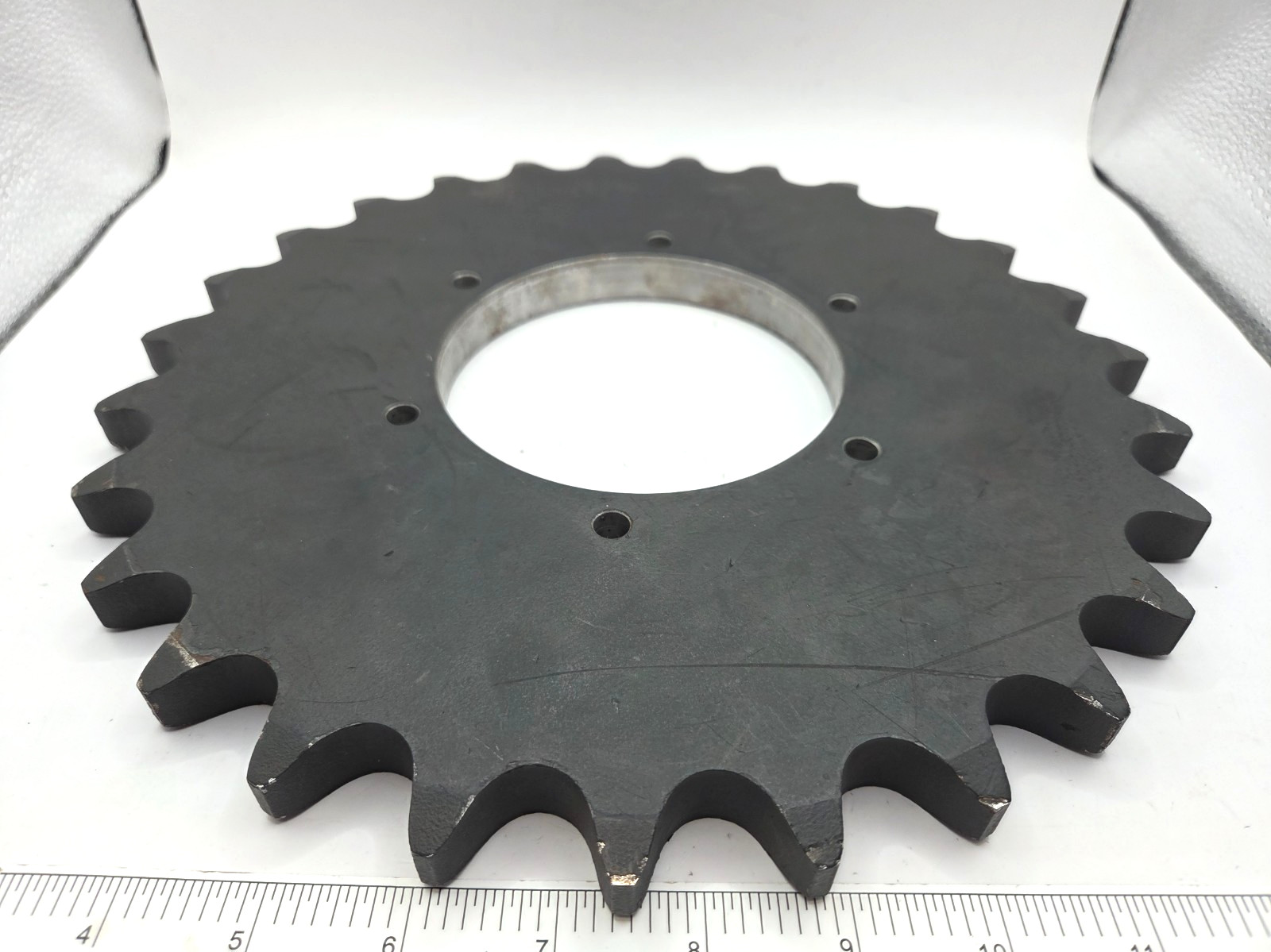 Martin 100 27 Single Roller Chain Sprocket QD Bushing 4-7/16″ Bore, 0714G