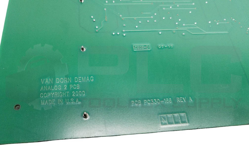 VAN DORN ASSY 330166 REV A ANALOG 2 PCB BOARD CARD, PC330-166