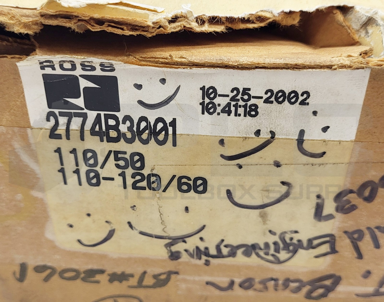 NEW ROSS CONTROLS 2774B3001 SOLENOID VALVE 1-10BAR *READ*
