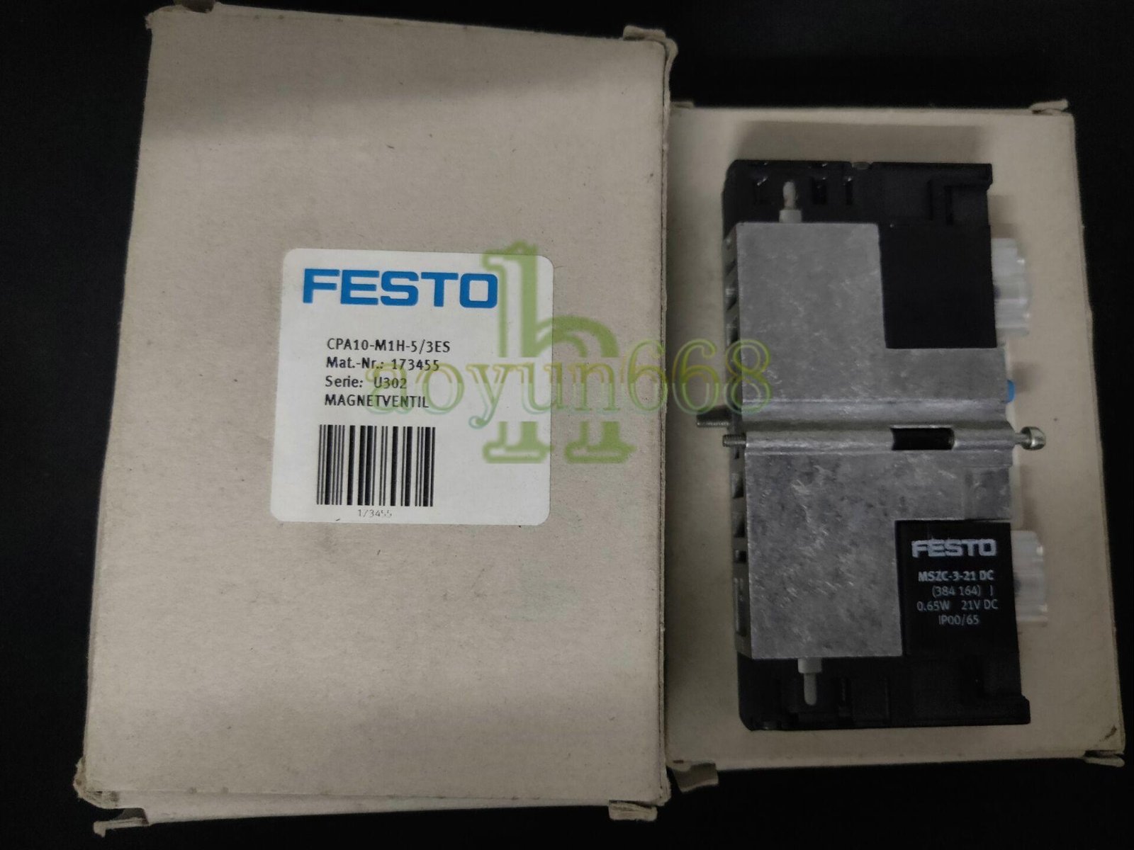 1PCS NEW FESTO CPA10-M1H-5/3-ES 173455 solenoid valve