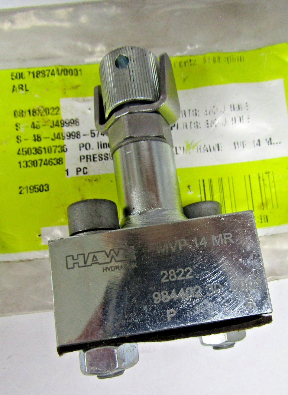 ✌️NEW HAWE MVP14MR 2822 PRESSURE RELIEF VALVE 984402300001