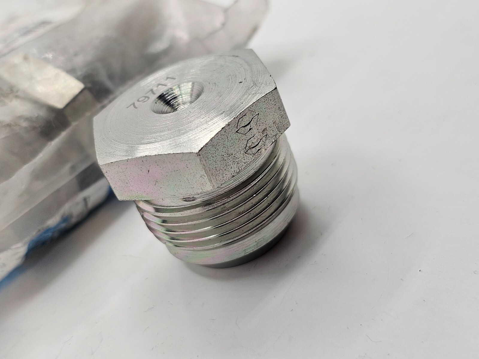 ( QTY 4 ) 1” JIC 37 Degree Flare Male Plug Jic Plug Steel Fitting 79711