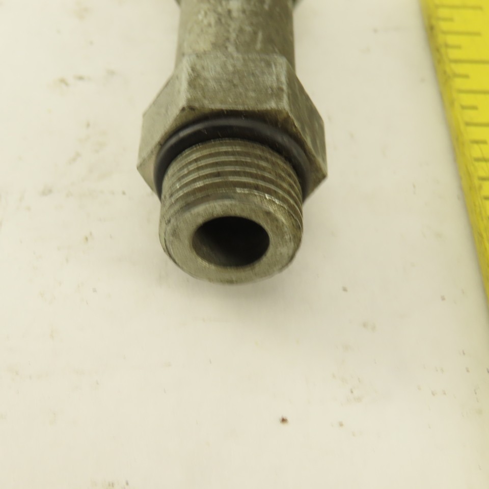 1/4″ OD Tube 9/16-18 JIC Flare 9/16-18 Male O-Ring Seat Extension 2-1/2″ OAL