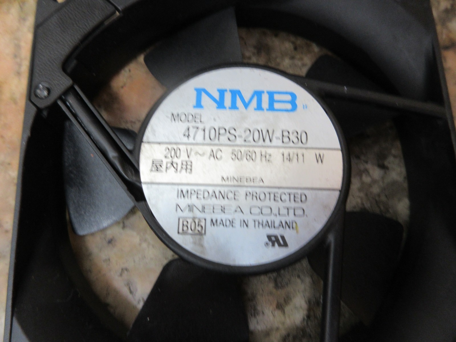 1996 OKUMA MX-45VA NMB 4710PS-20W-B30 FAN LOT OF 2 PIECES