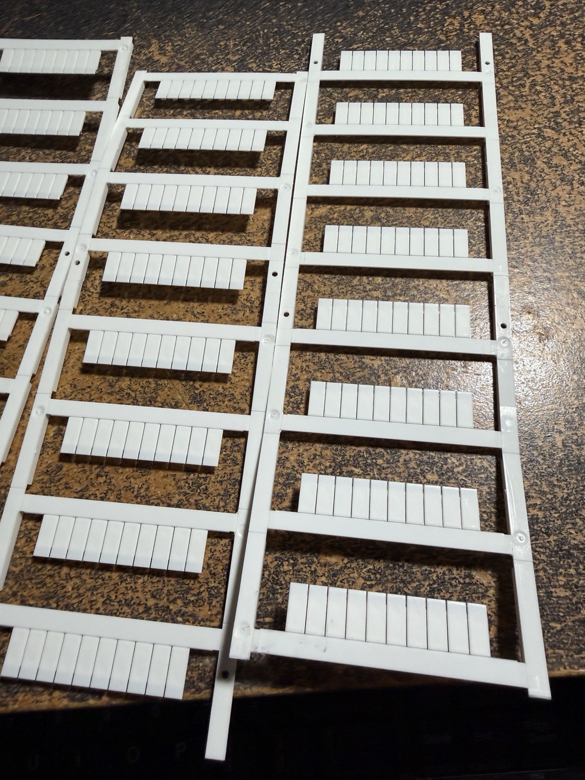 4X Allen-Bradley 1492-MS5X12 Marker Cards-New No Box-No Labels