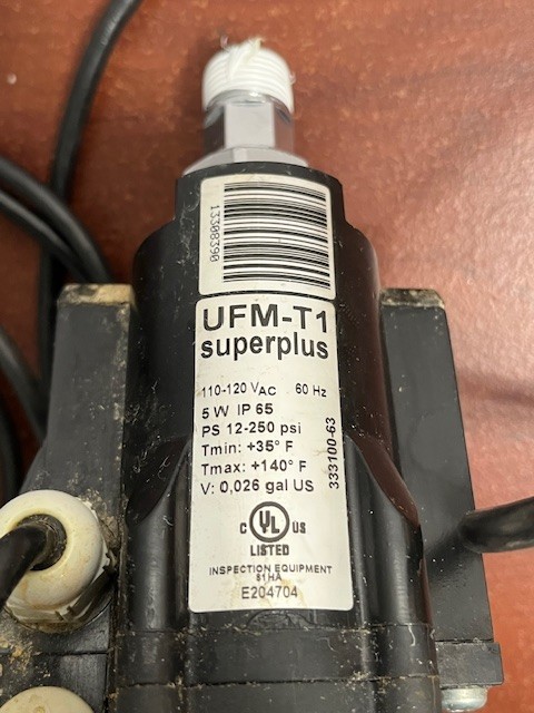 ULTRAMAT UFM-T1 SUPER PLUS 110-120VAC 12-250PSI