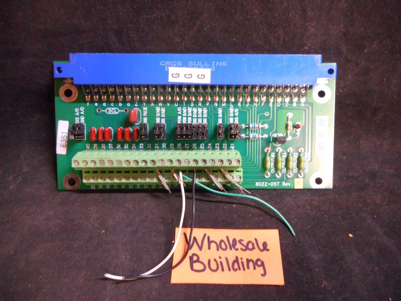 CIRCUIT BOARD, 8022-057 REV 2 WITH SULLINS READER EZM28DTAS