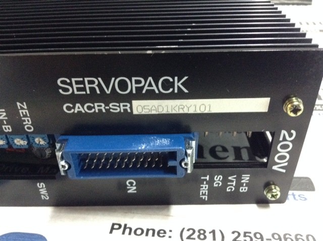 Yaskawa Electric Servopack Amplifier – CACR-SR05AD1KRY101 w/Warranty