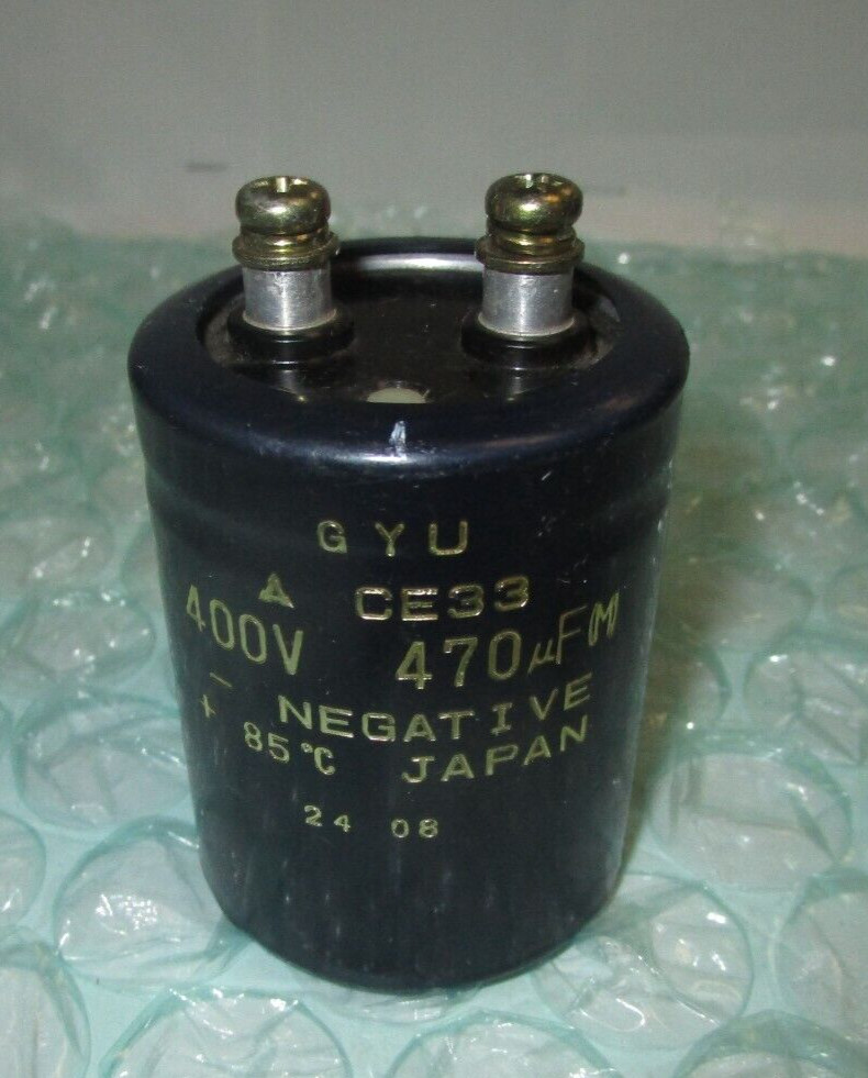 GYU CE33 CAPACITOR 400V 470UFM