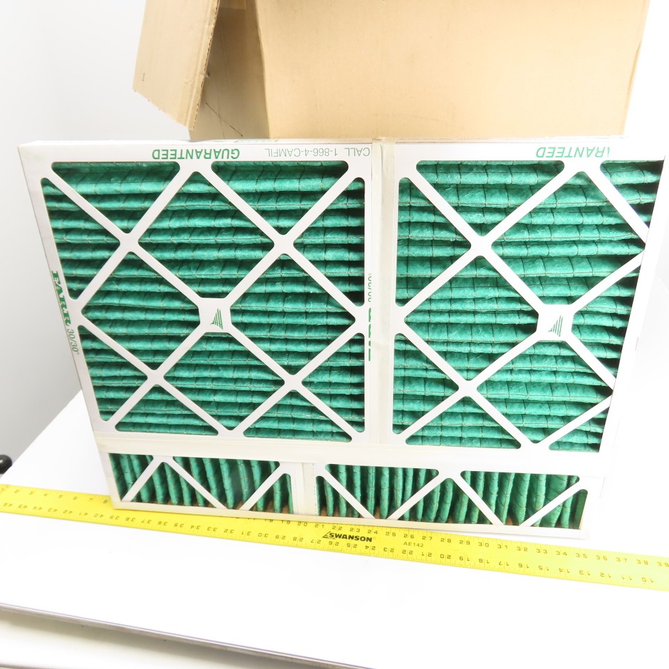 Camfil Farr 30/30 Pleated Air Filters MERV 8 20-1/2x27x2″ Lot of 6