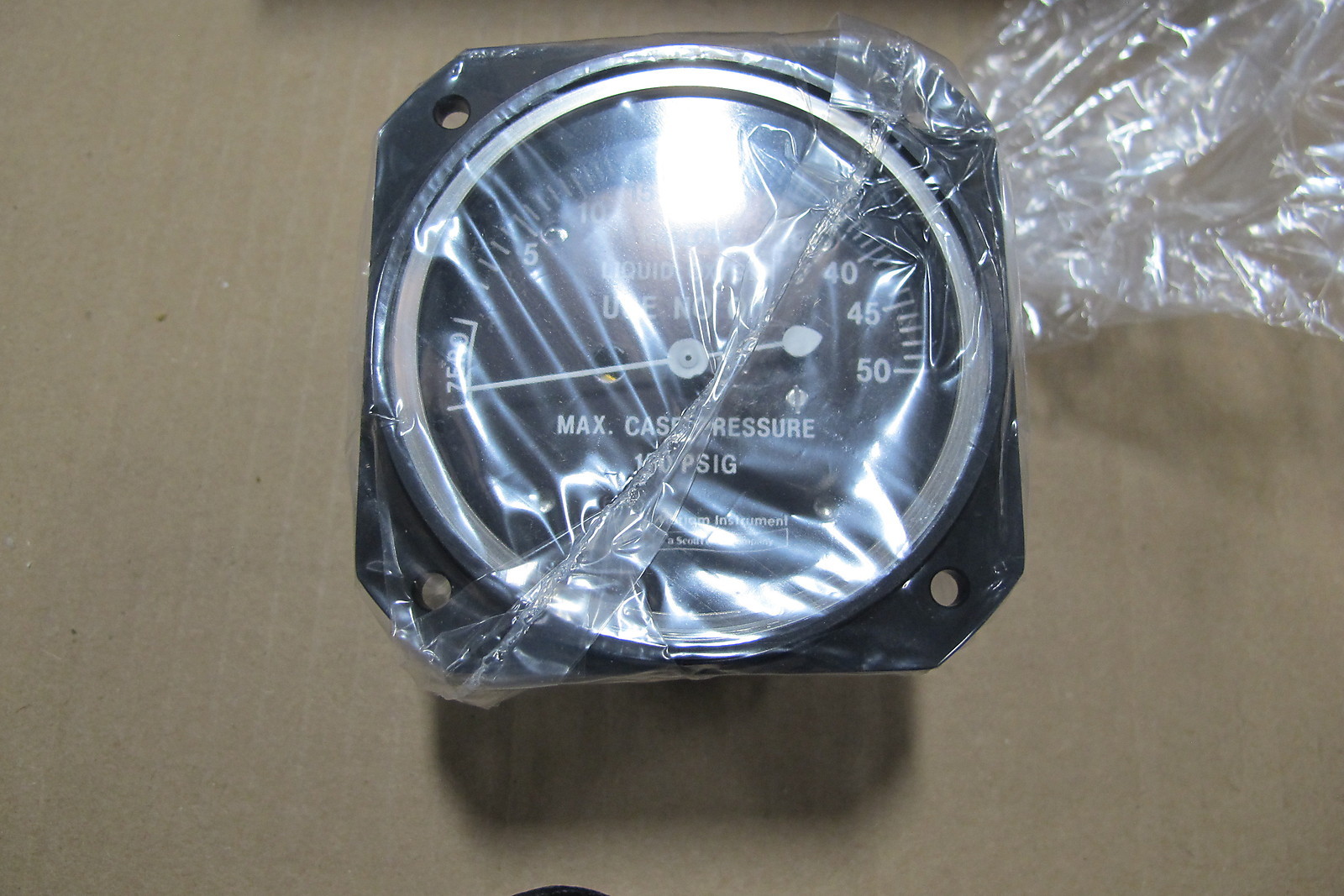 MERIAM INSTRUMENT LIQUID OXYGEN CONTENT GAGE NSN 6685-00-526-4265