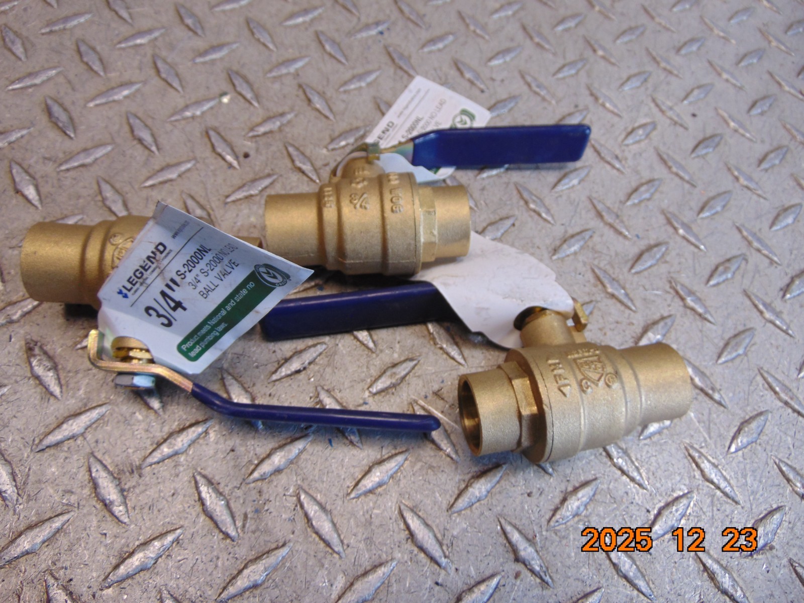 (1) LEGEND S-2000NL 3/4″ S-2000 BALL VALVE 600 WOG – FREE SHIPPING
