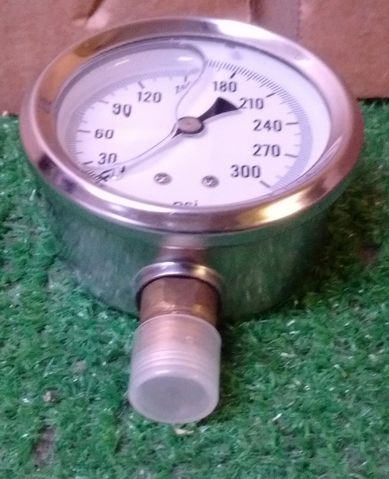 1 NEW S201L-254H GLYCERIN FILLED STAINLESS STEEL GAUGE NIB ***MAKE OFFER***