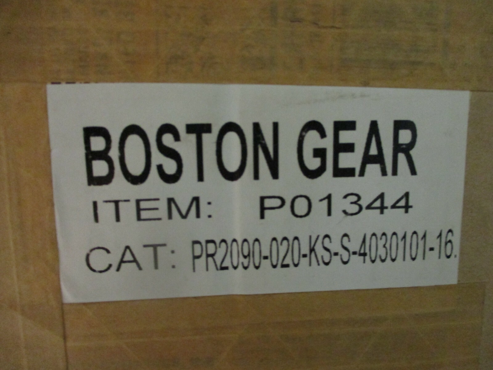 Boston Gear PR2090-020-KS-S4030101-16.0 Gearbox 90° 20:1