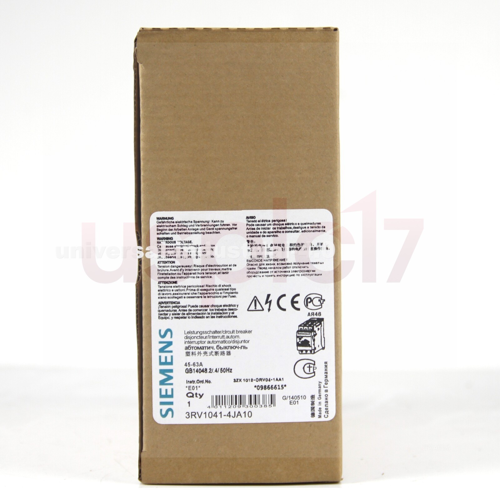 One Brand New Siemens 3RV1041-4JA10 In Box