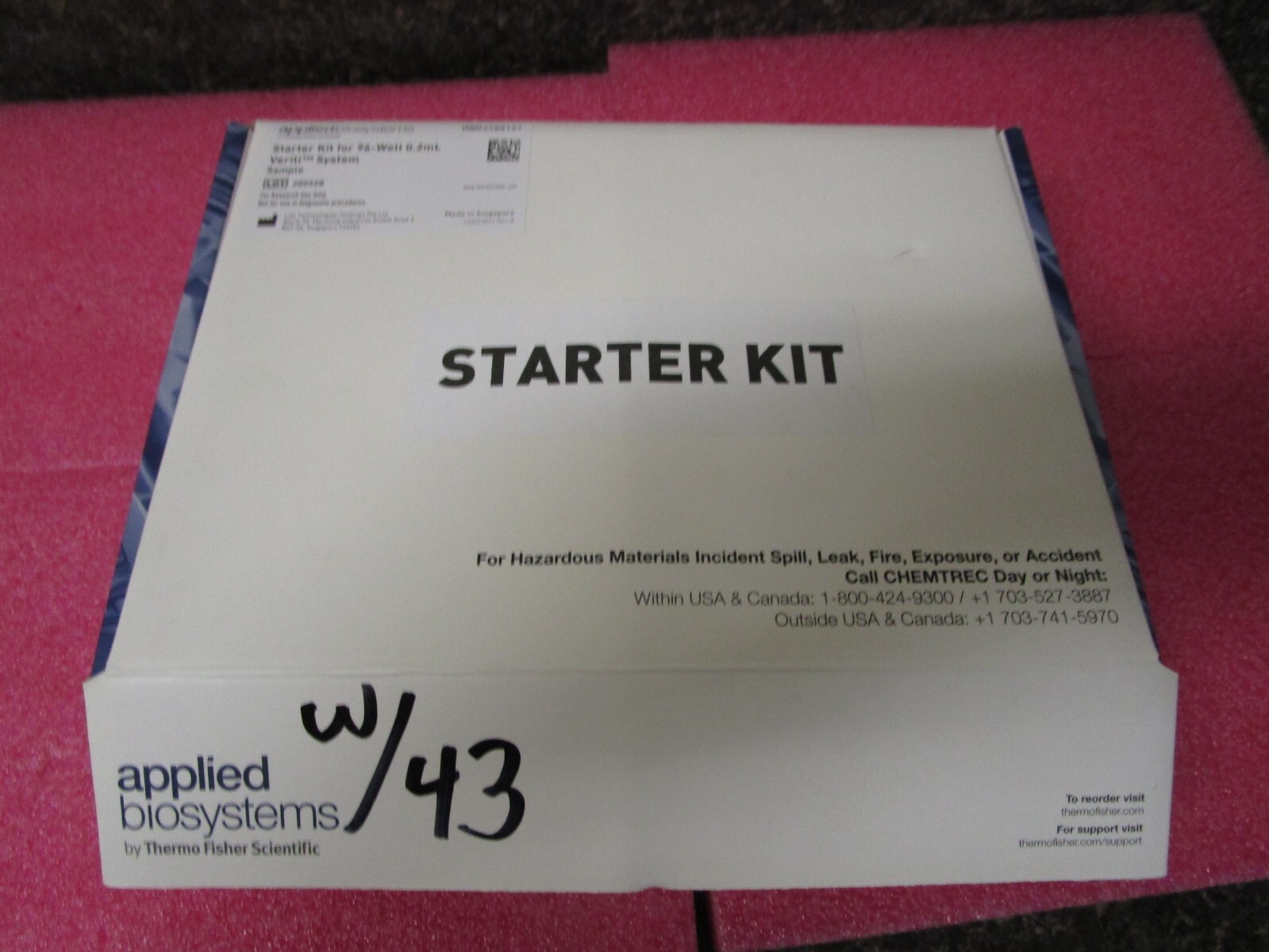 Starter Kit REF 4488161 for Applied Biosystems 96 Well 0.2 mL Veriti System