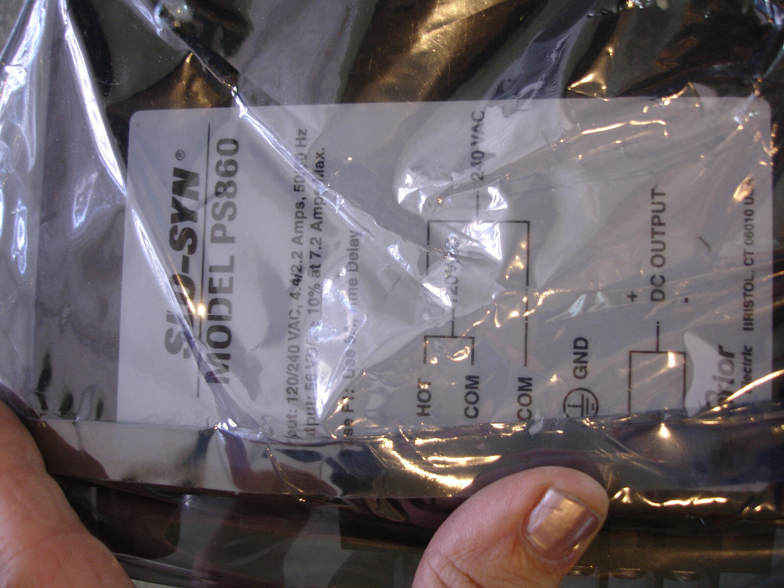 SUPERIOR ELECTRIC SLO-SYN POWER SUPPLY MODULE PS-860 120/240VAC 50/60HZ NEW