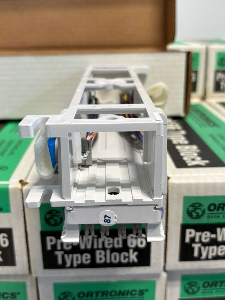 *LOT OF 109* *NEW* Ortronics Pre-Wired 66 Type Block Part OR-8050M157B