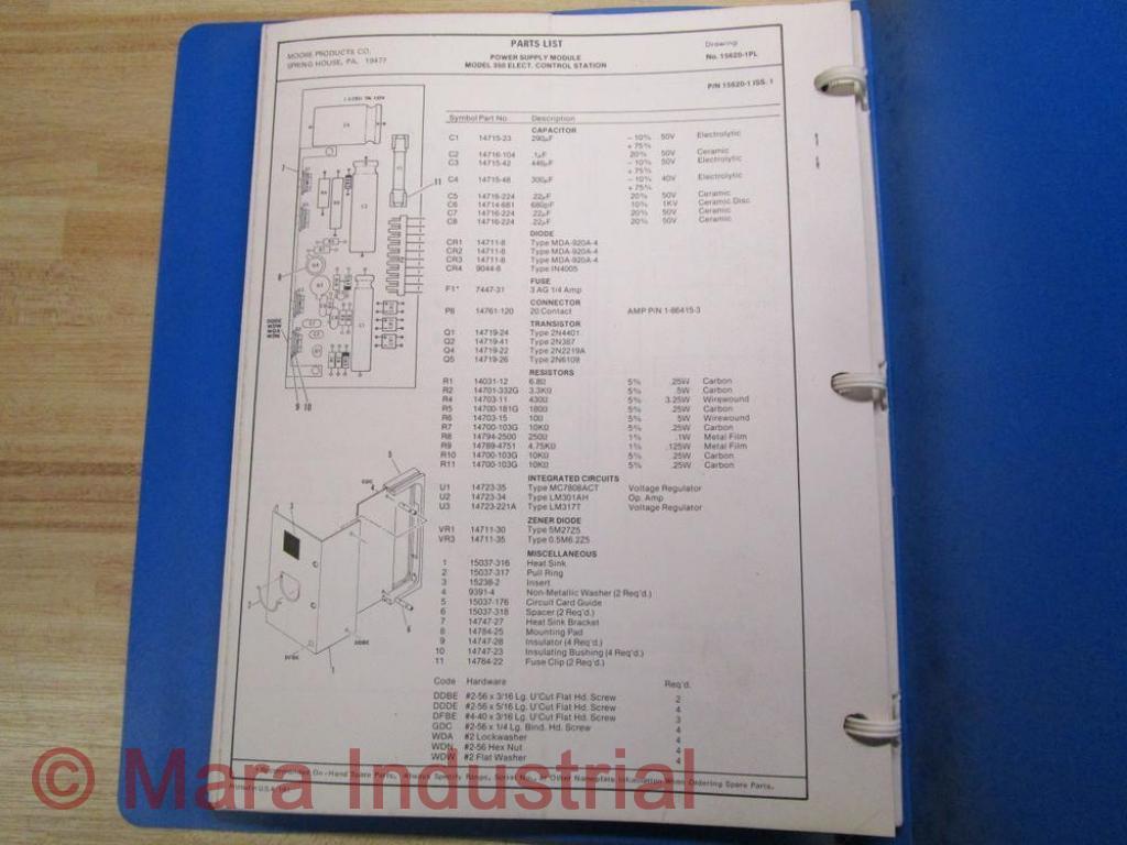Moore SD350L Instruction Manual For Model SD350LANN