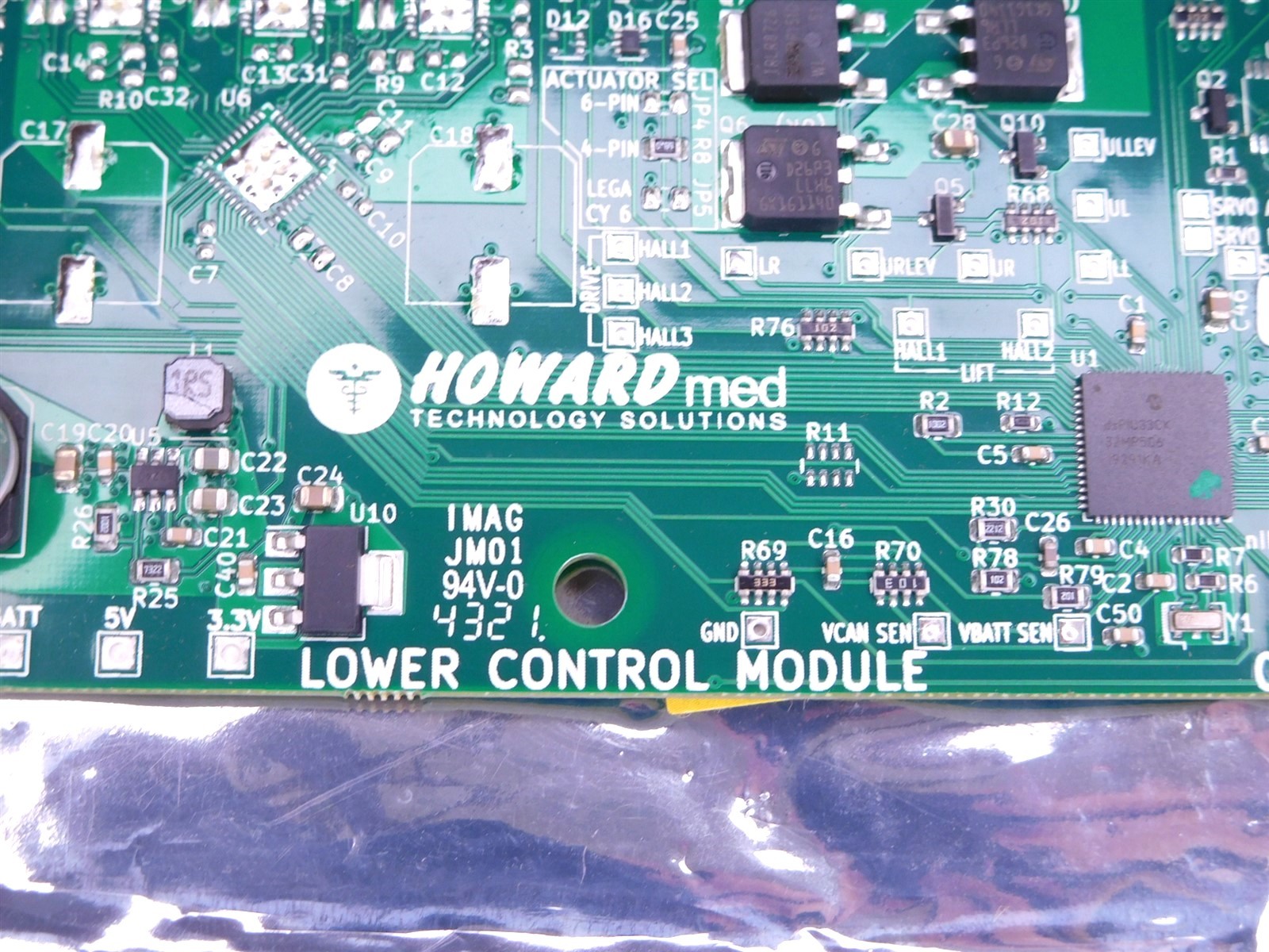 Howard Med Lower Control Module PCB Board 07PCB10-002Q (052626)