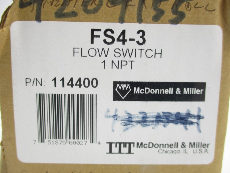 ITT FS4-3 11440 115-230VAC 150PSI 1″ NSMP