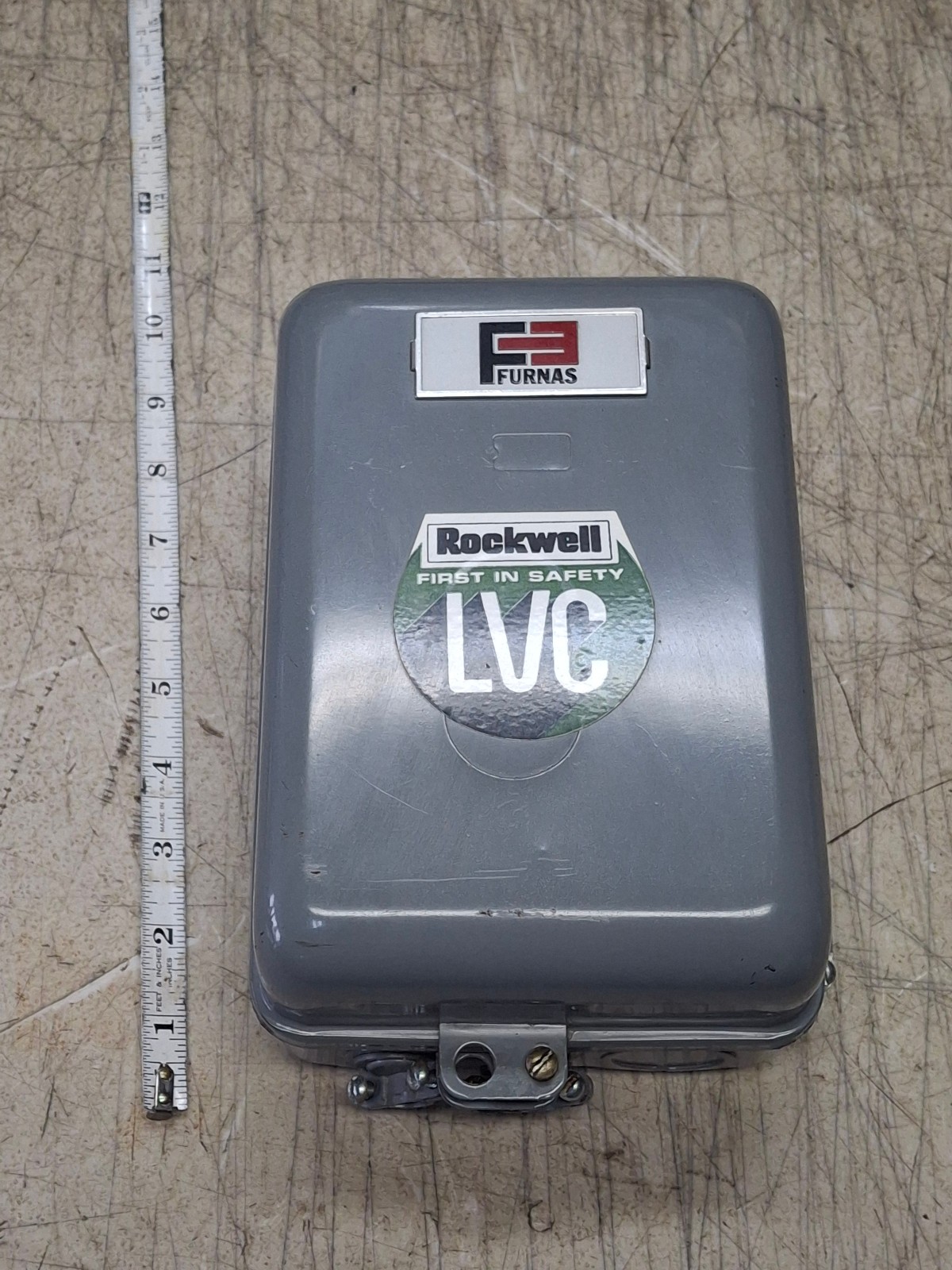 Furnas D18132-9 Motor Furnas Control Electrical Box Delta Rockwell On Off Switch
