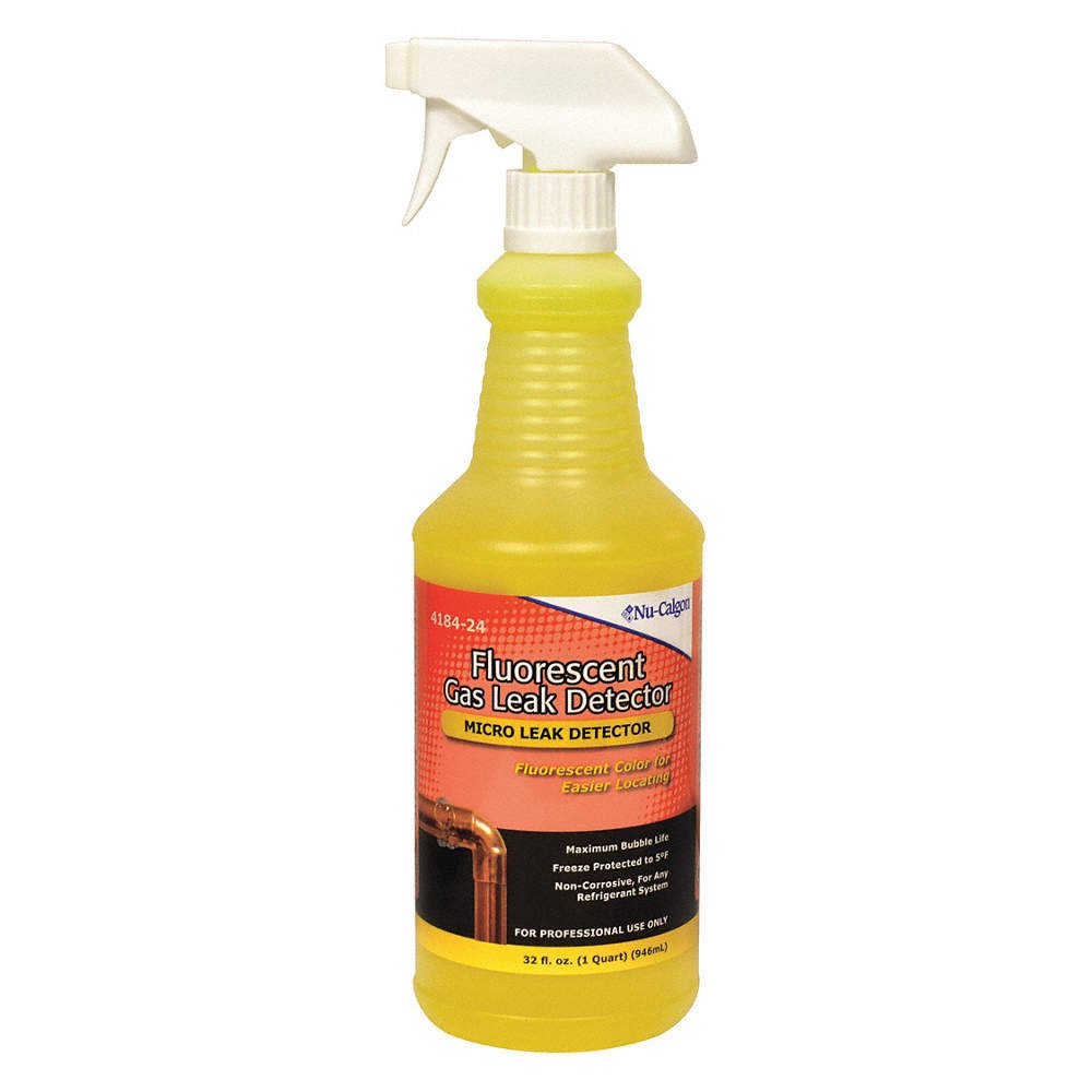 NU-CALGON 4184-24 Fluorescent Gas Leak Detector,32 oz. 55VE74