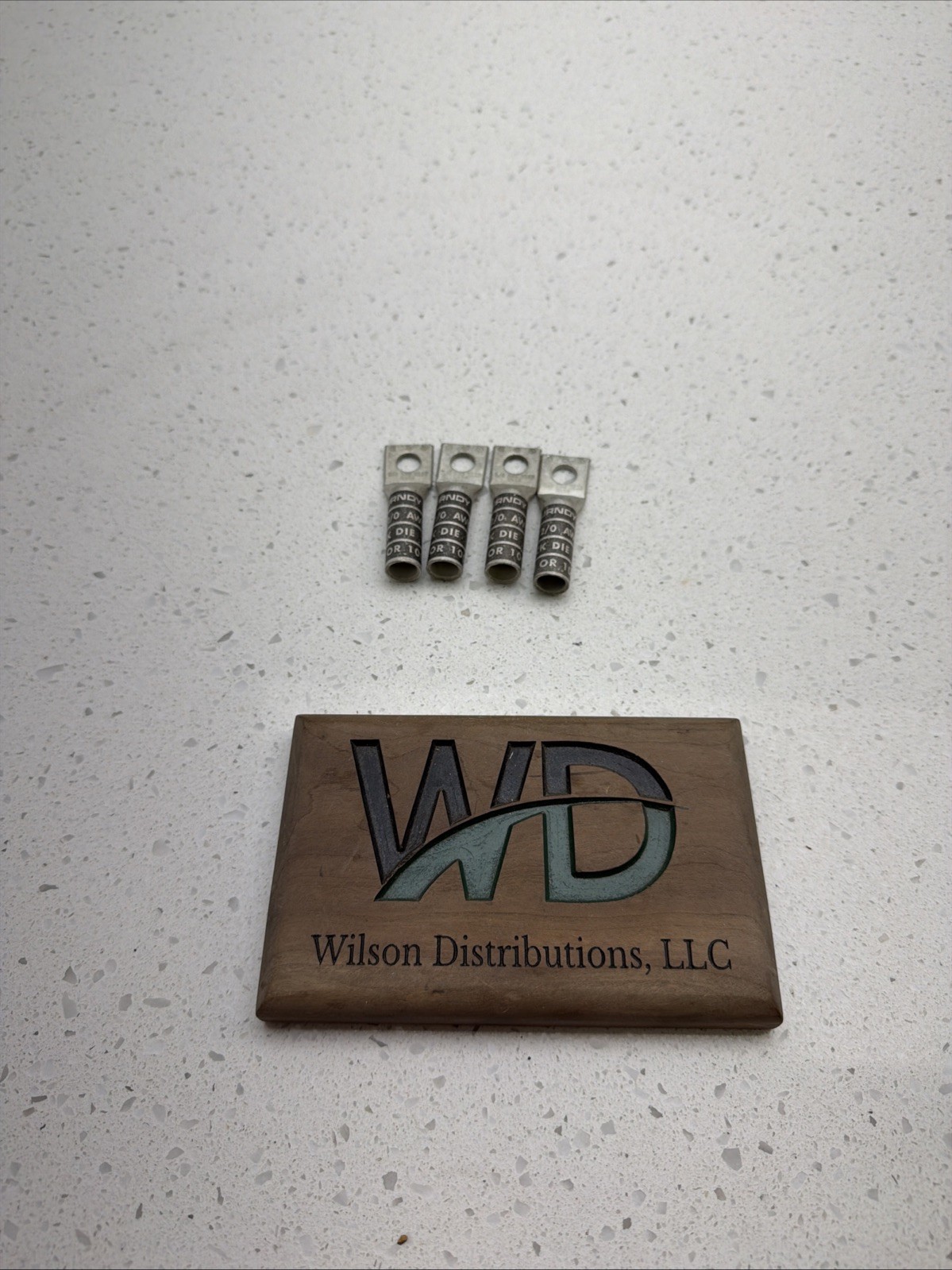 BURNDY YA26 N125 2/0 Black Die 100 Crimp On Terminal Lug (Lot Of 4)