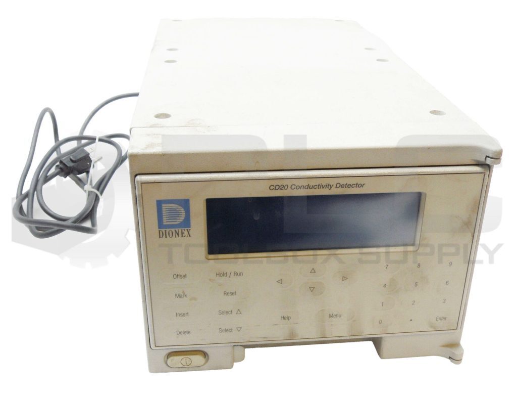 DIONEX CD20-1 CONDUCTIVITY DETECTOR 90-265V 5A 47-63HZ CD20