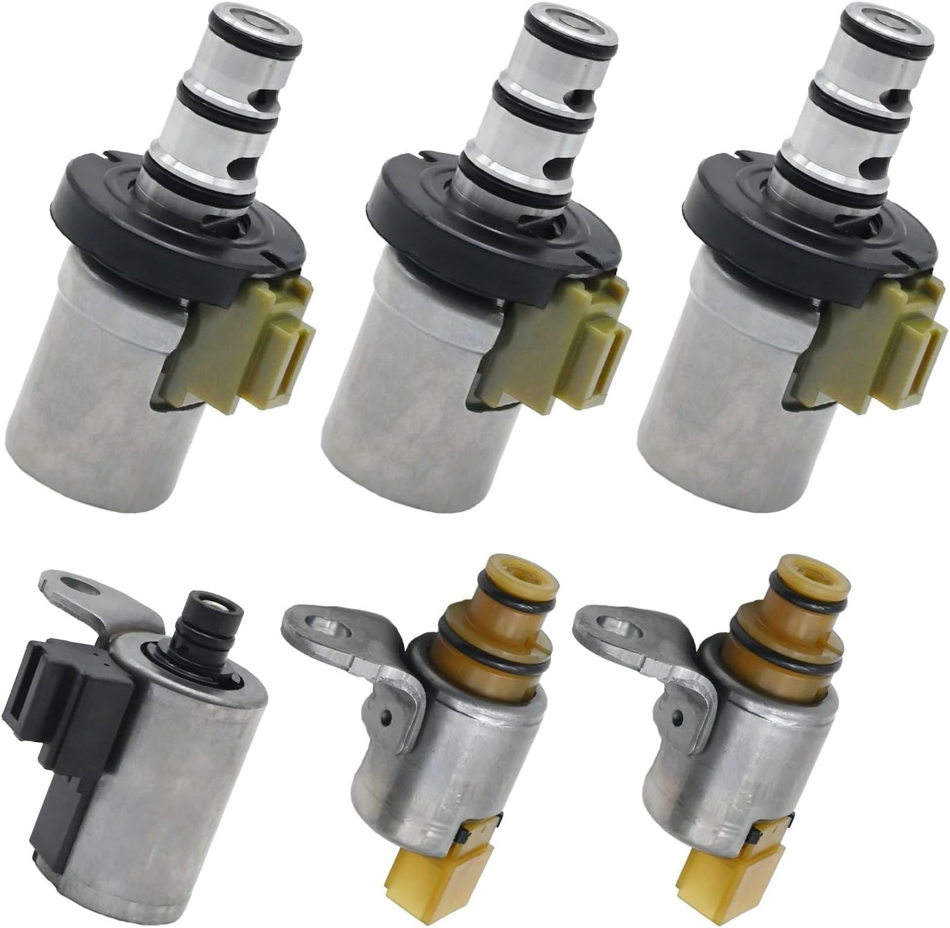 6Pcs Transmission Shift Solenoid Kit EPC PWM 4F27E Replacement for Ford Fiest…