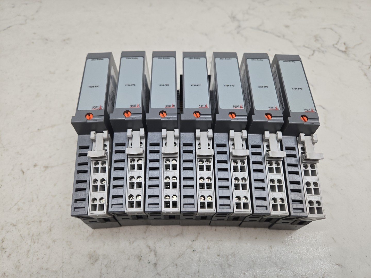 7 Pack Allen Bradley 1734-FPD Point I/O Field Power Distributor Module 1734-RTB