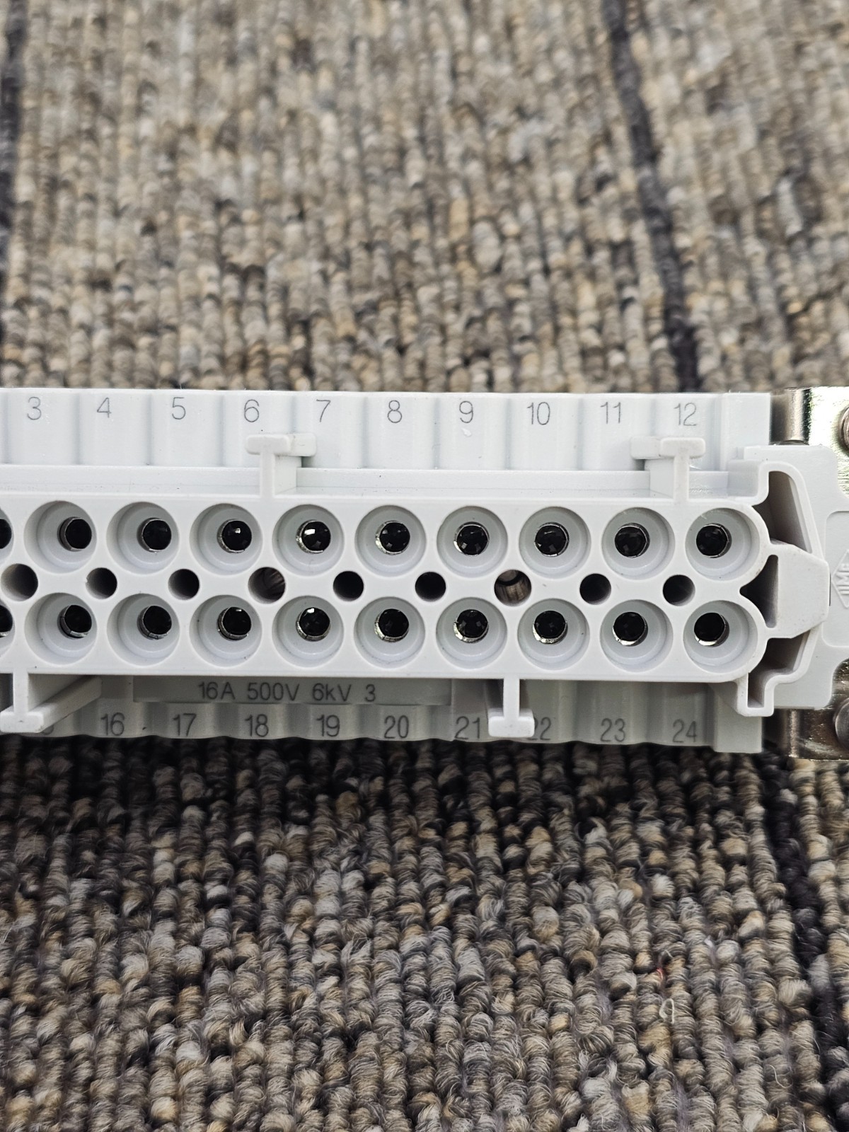 ILME JNEF24 Industrial Female Connector Secure Multipole Insert 24P 16A 500V