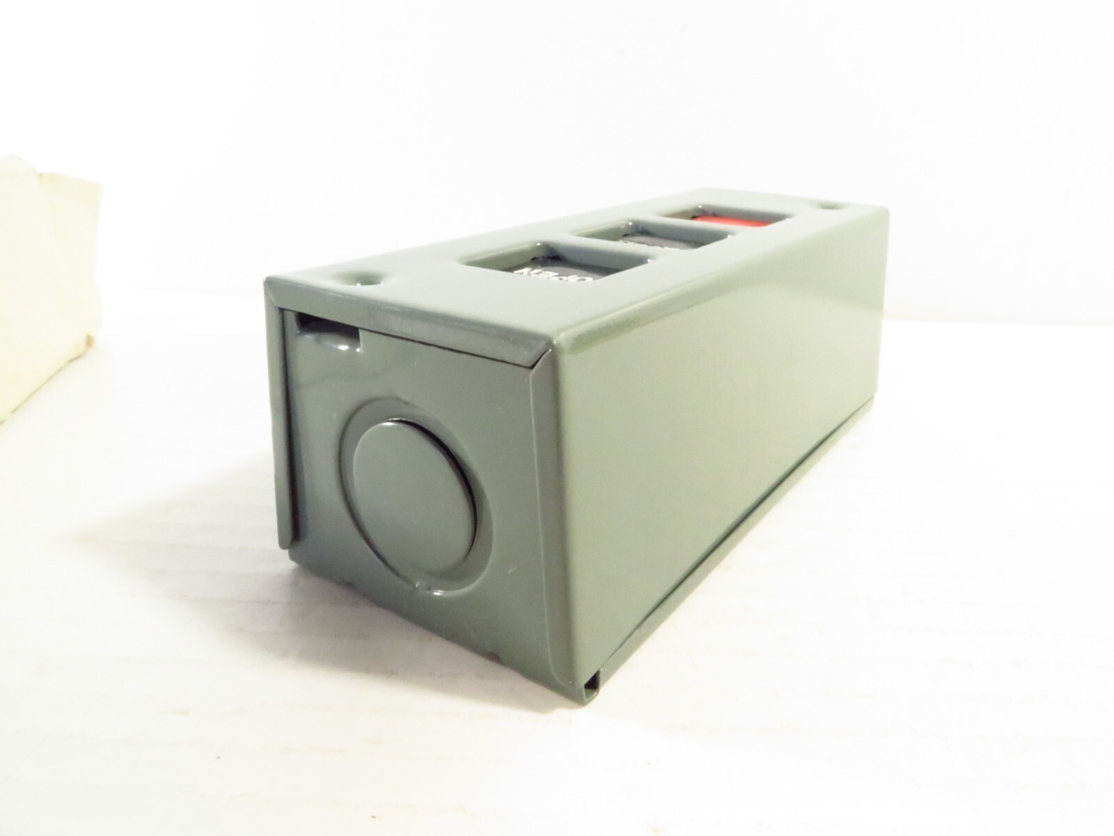 MMTC 3 BUTTON CONTROL STATION PBS-3, Gray, NOS, Free 2-3 Day Ship!!!