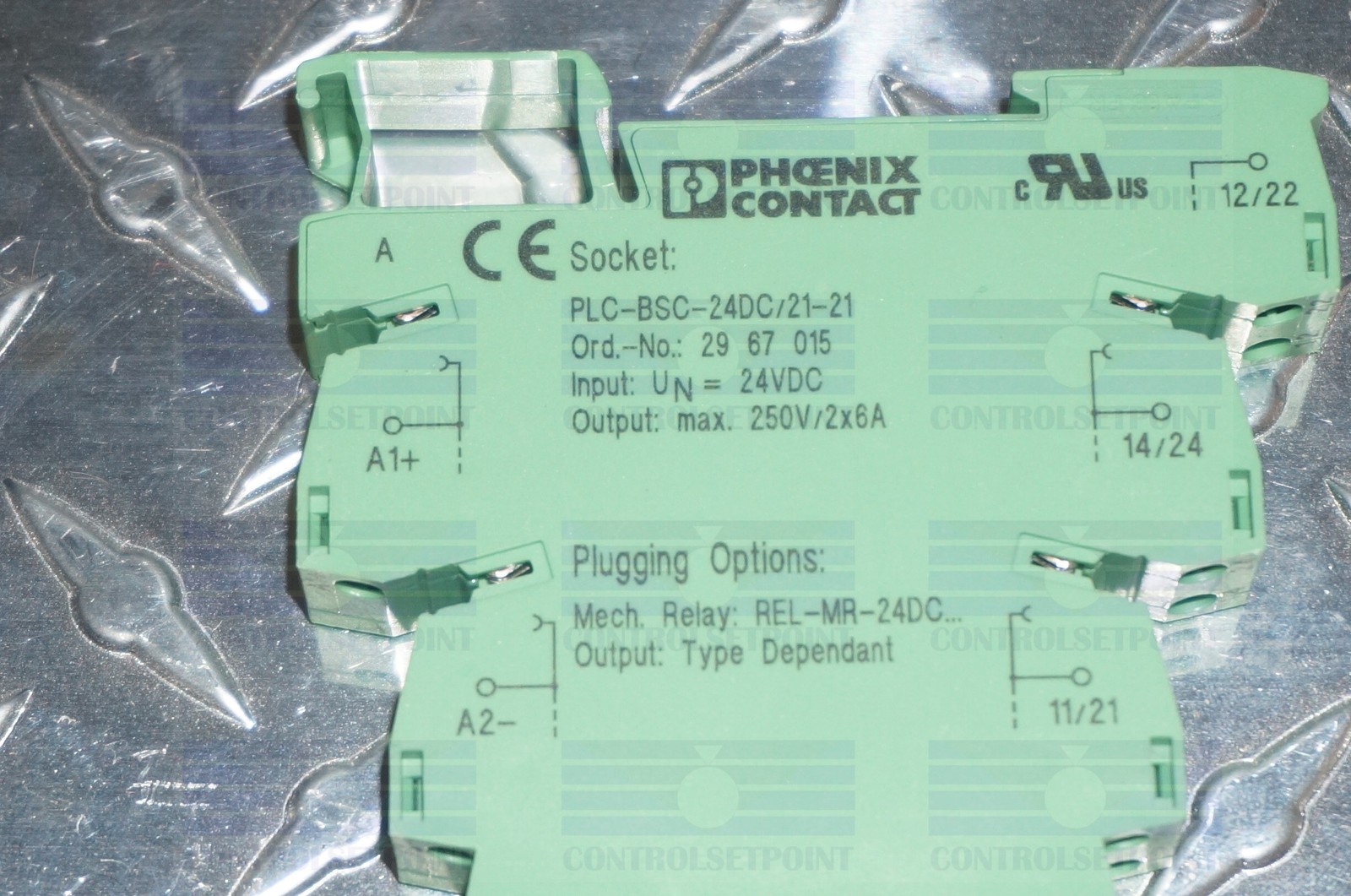PHOENIX CONTACT 2967015 2961192 SOCKET PLC-BSC-24DC/21-21 RELAY SOCKET