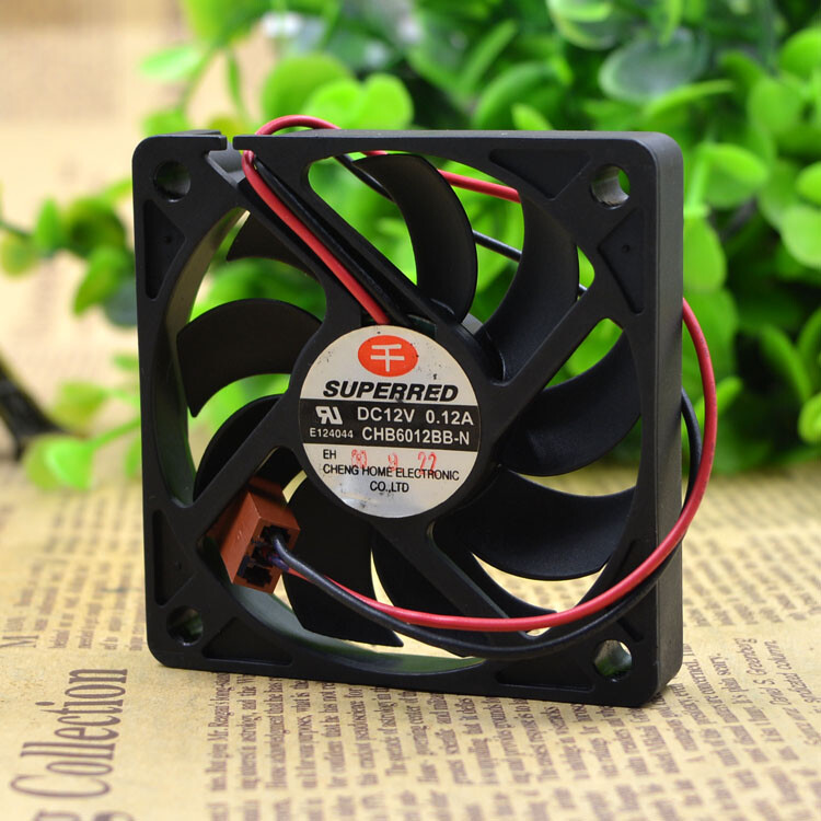 1PC NEW for SUPERRED 6010 CHB6012BB-N 12V 0.12A CPU6CM fan