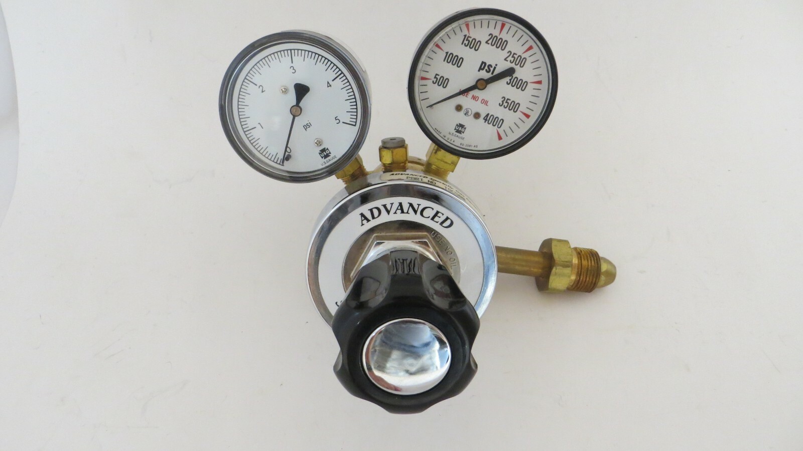 Advanced Specialty Gas TSC580 Regulator, Inlet: 3000psi Max, Outlet: 3psi