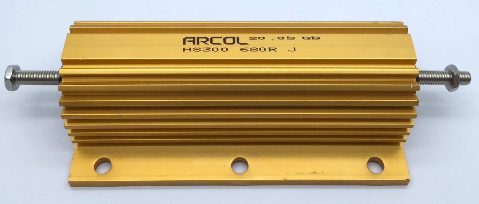 ARCOL HS300 680R J Wire Wound Chassis Mount Resistor 680 Ohms 5%  ARS136-351