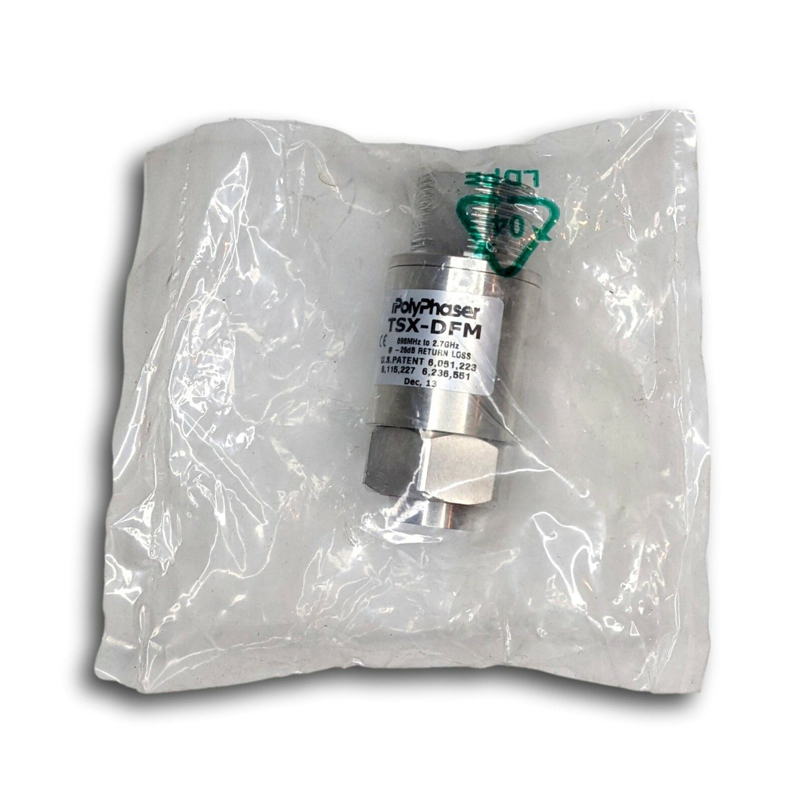 PolyPhaser – DC Block Coax Protector * TSX-DFM *