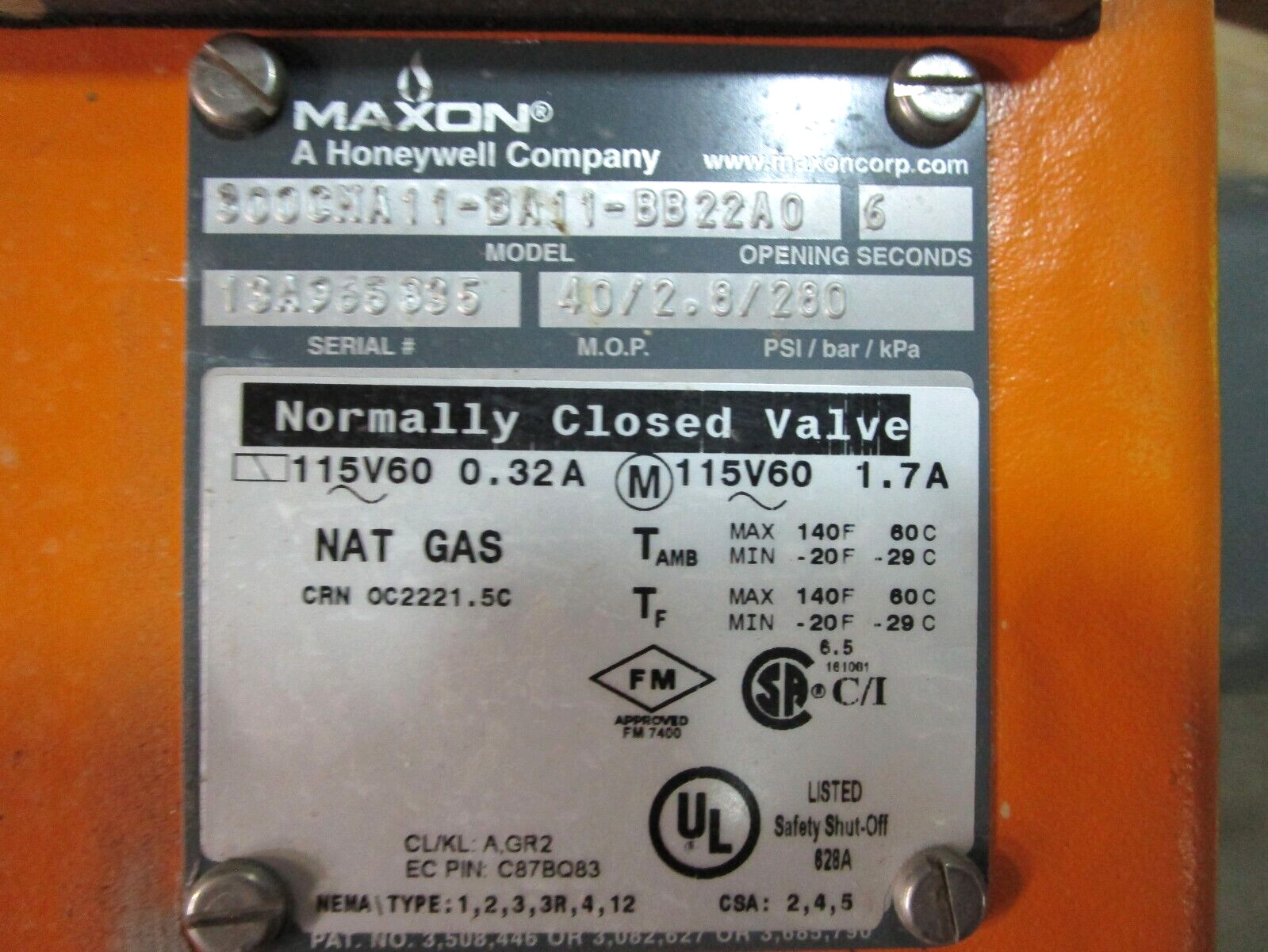 Maxon/Honeywell 300CMA11-BA11-BB22A0 48090WVS
