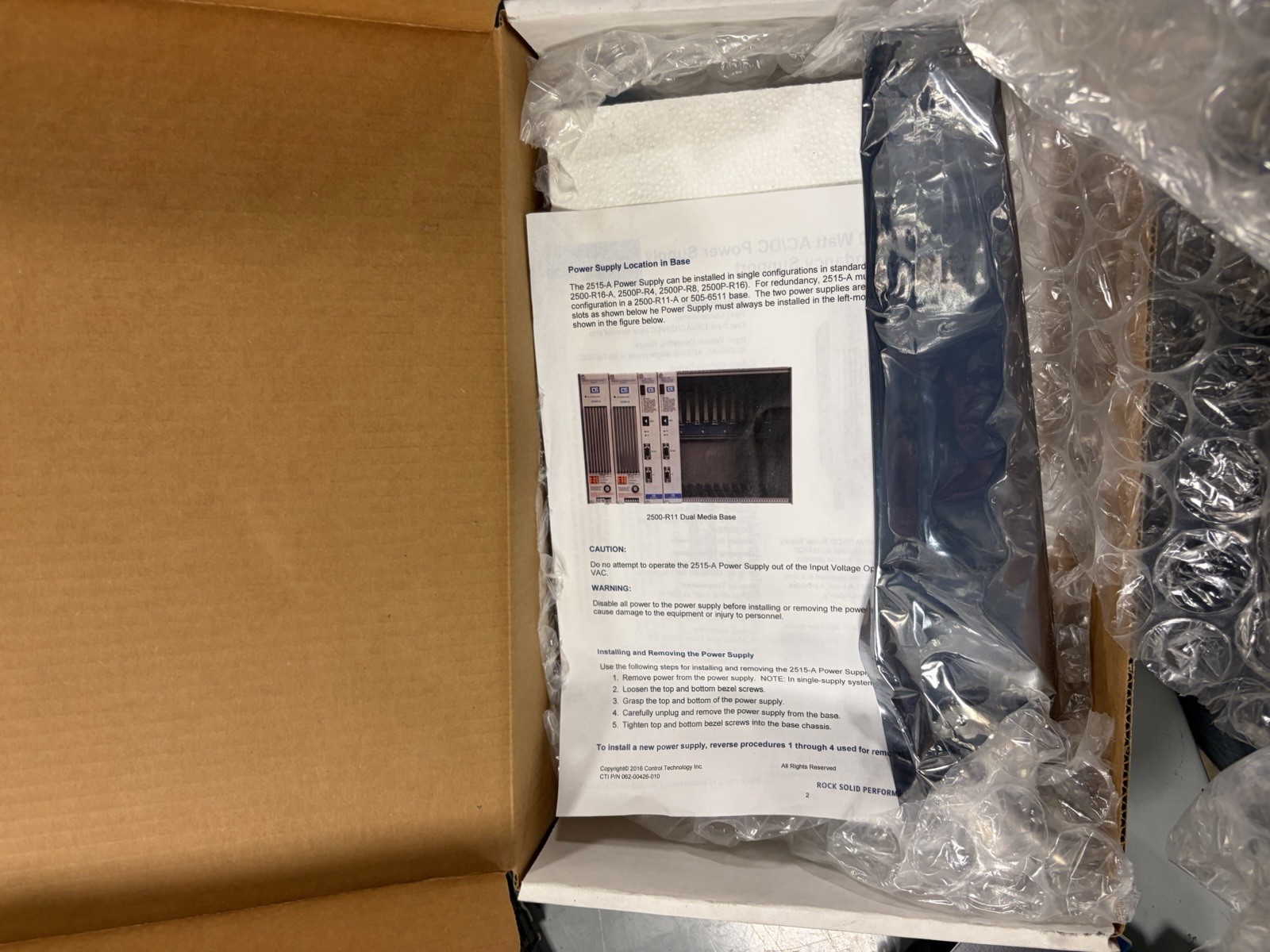 NEW Control Technology 2500-IADP I/O Adapter for Series 500